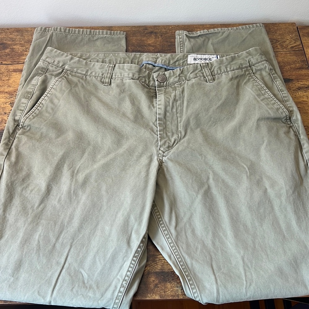 Bonobos Moss Green Chinos Size 38x34 Men’s